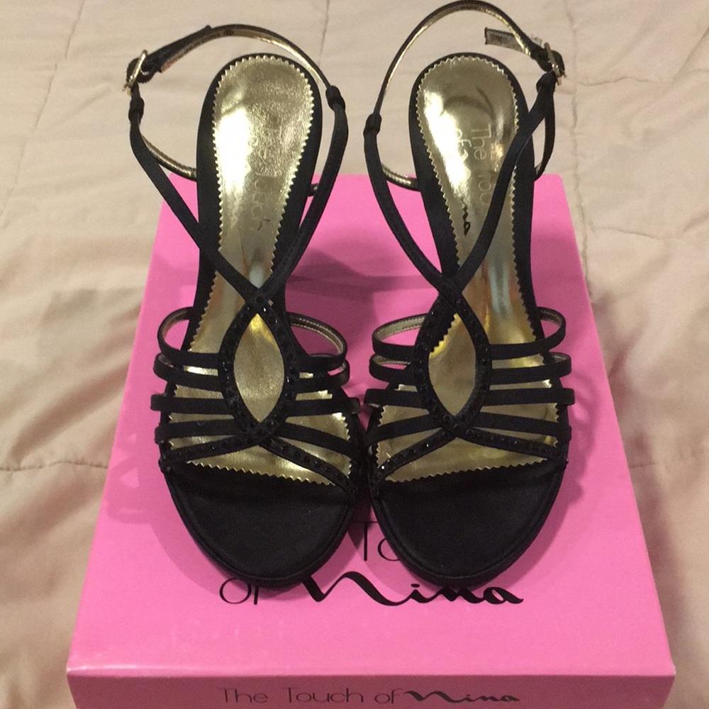 Nina Black Formal Heels